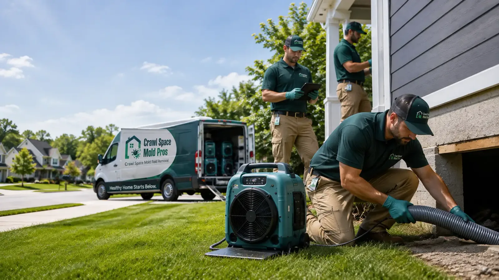 Crawl Space Mold Removal in Hershey, NE